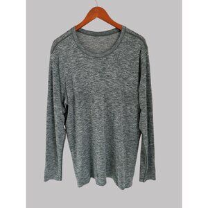 Lululemon Metal Vent Tech Surge Long Sleeve Royal Emerald / White Size XL